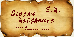 Stojan Moljković vizit kartica